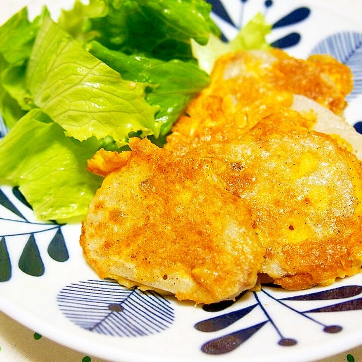 レンコンのピカタ♪シャキシャキ食感♪